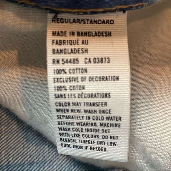 AMERICAN EAGLE Boy Friend Jean Ripped & Destroyed Light Wash Jeans - Picture 15 of 15